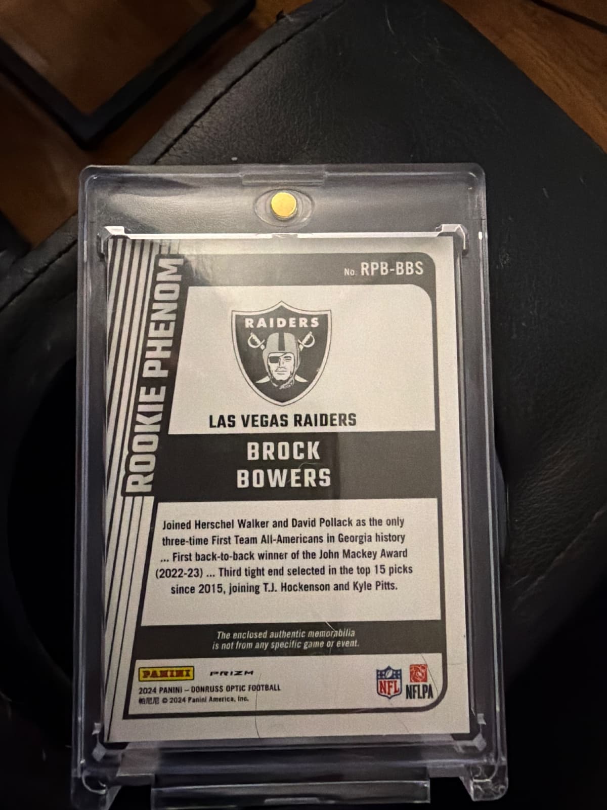 Brock Bowers back