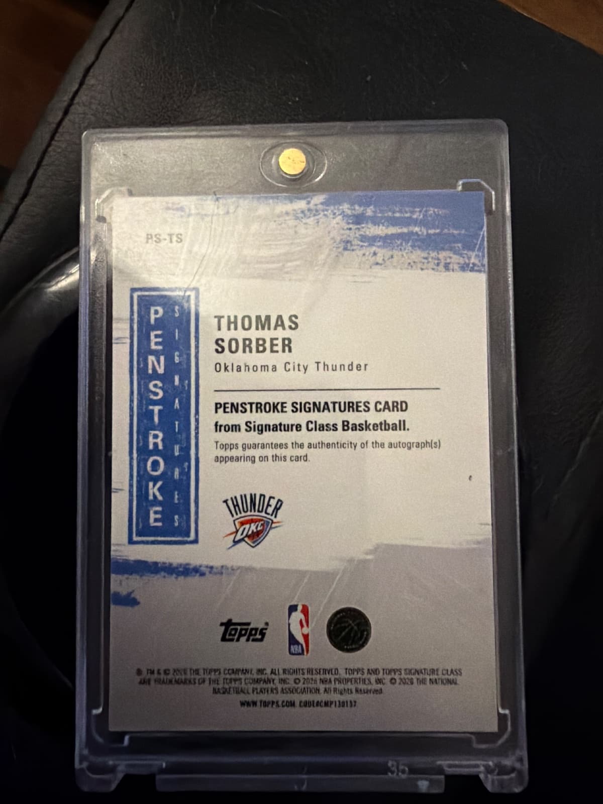 Thomas Sorber back