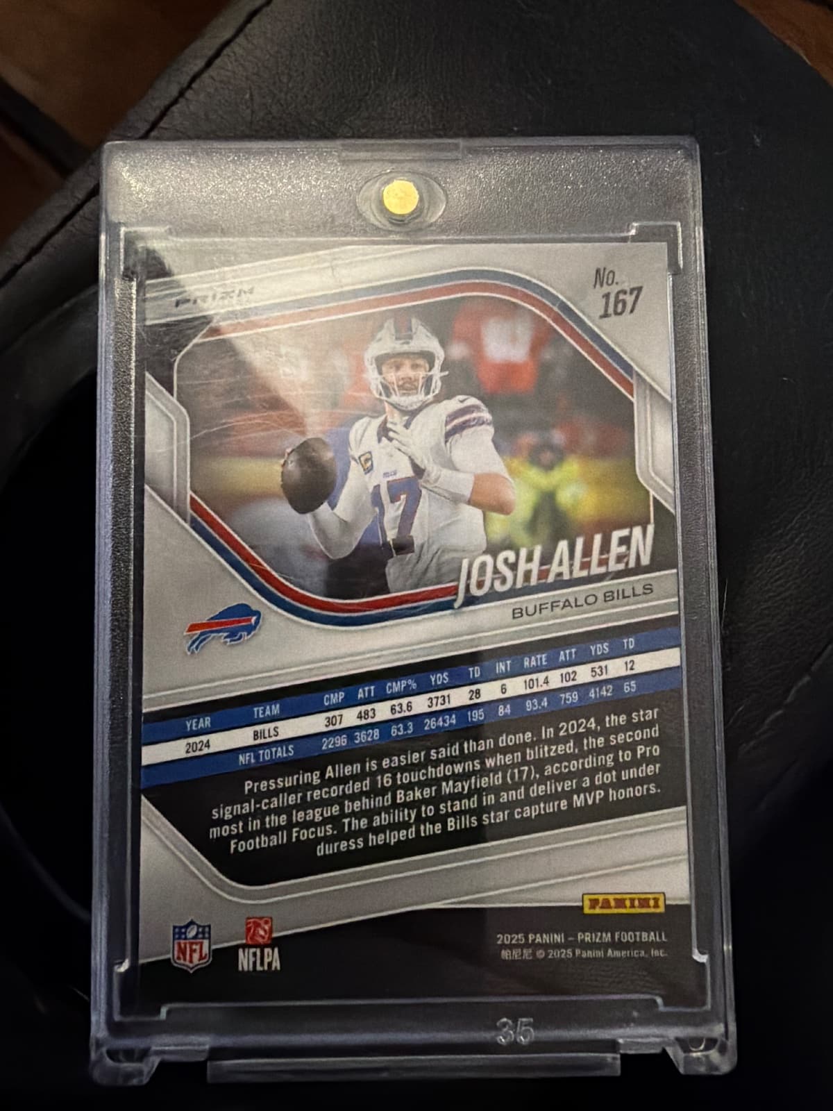 Josh Allen back
