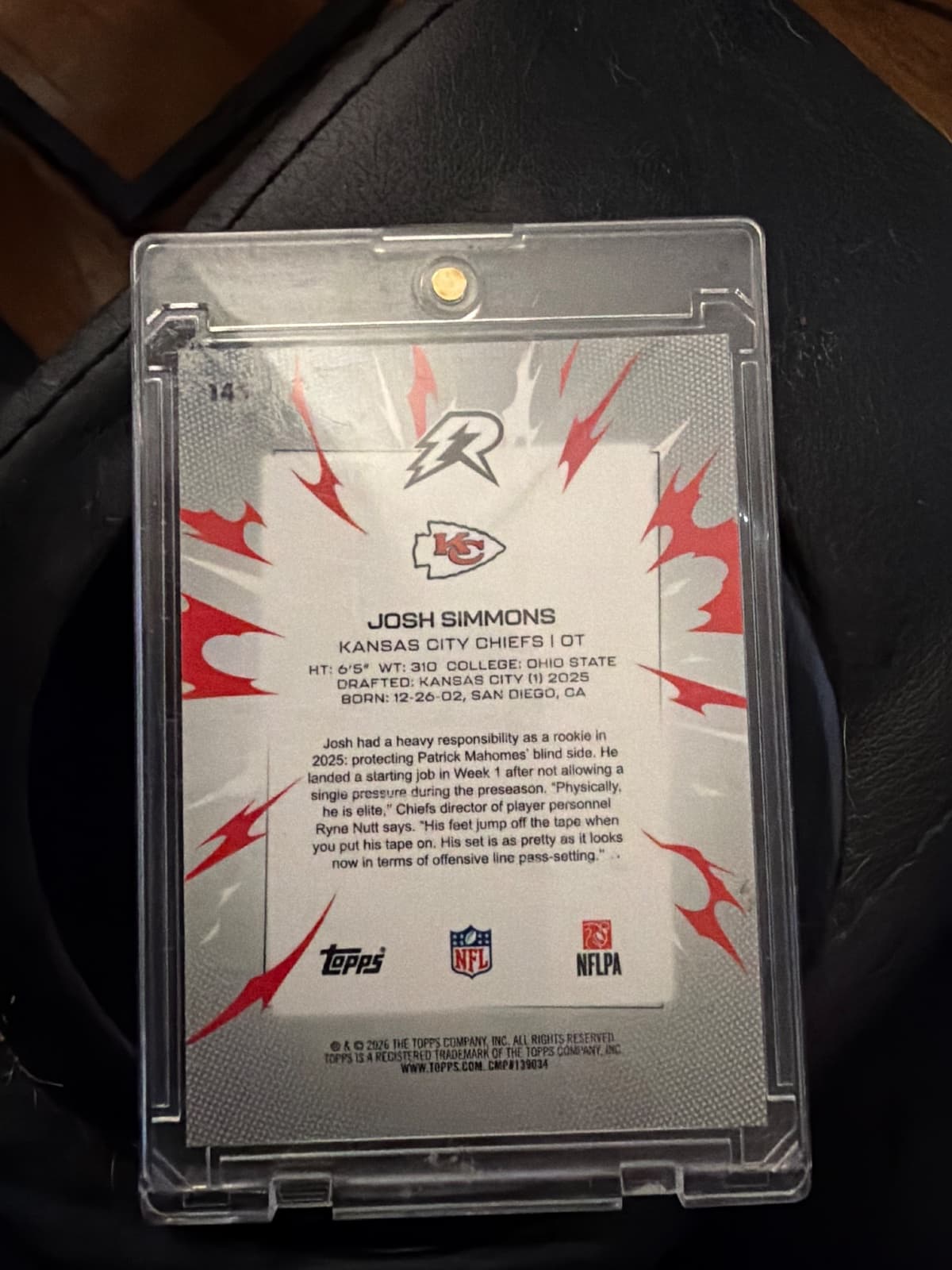 Josh Simmons back
