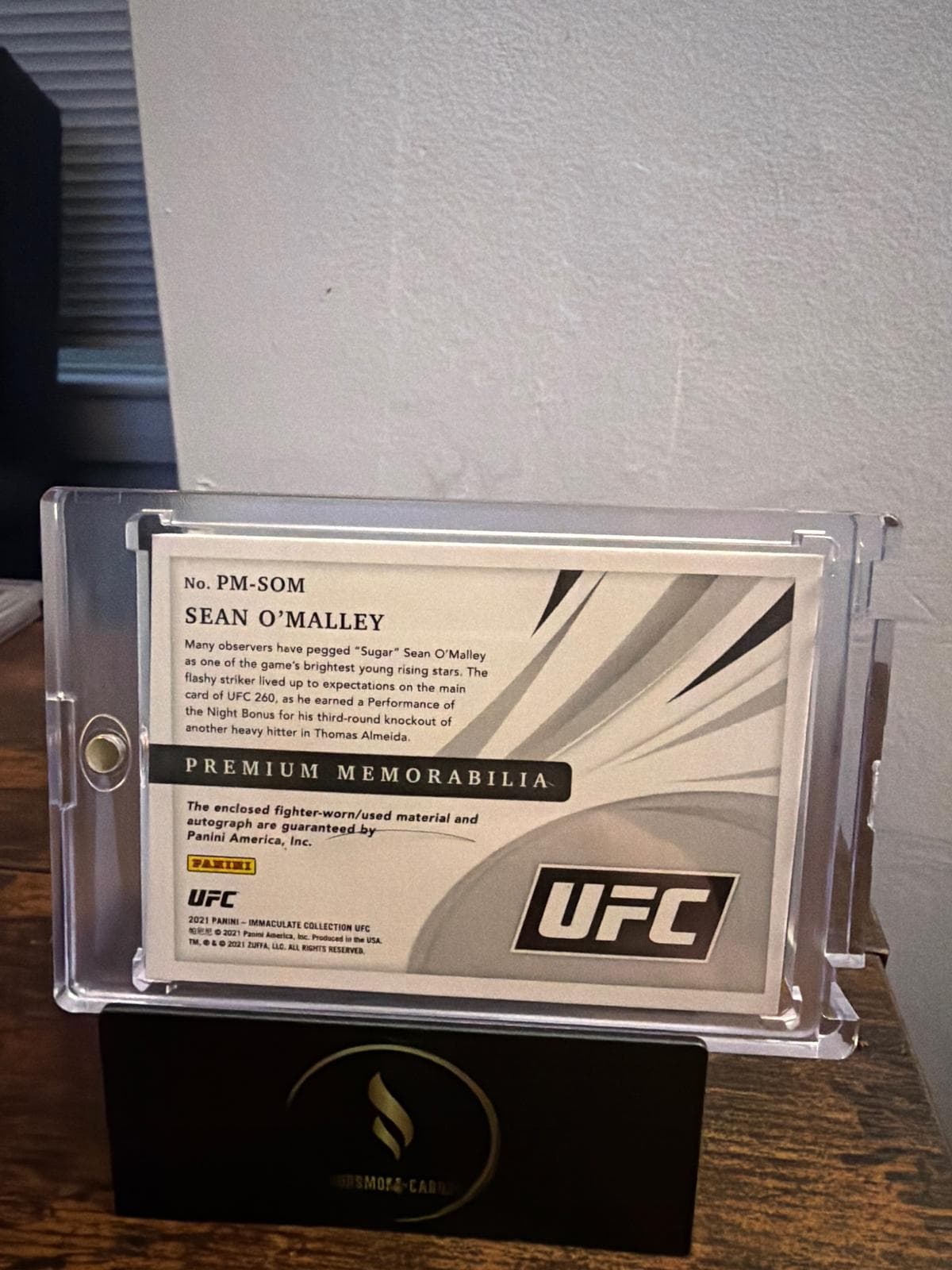Sean O'Malley back