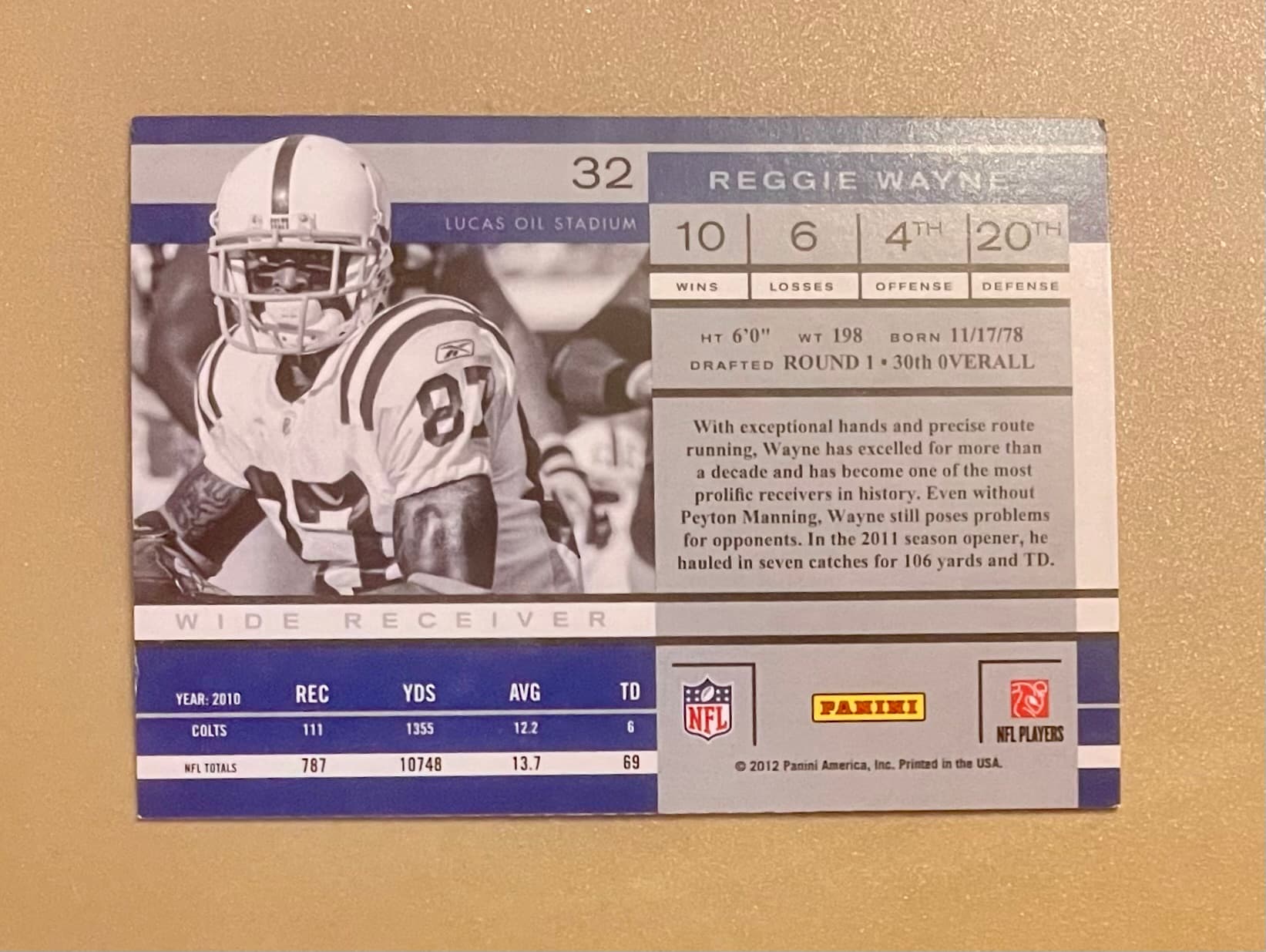 Reggie Wayne back