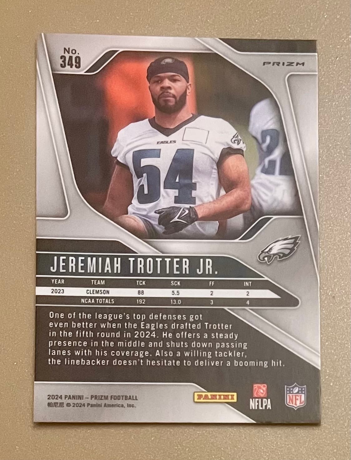 Jeremiah Trotter Jr. back
